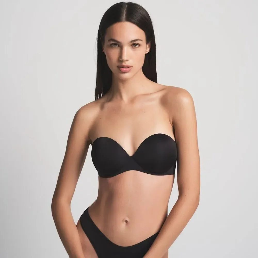 Skims Ultimate Push Up Strapless Bra Onyx Size 32A - Picture 8 of 8